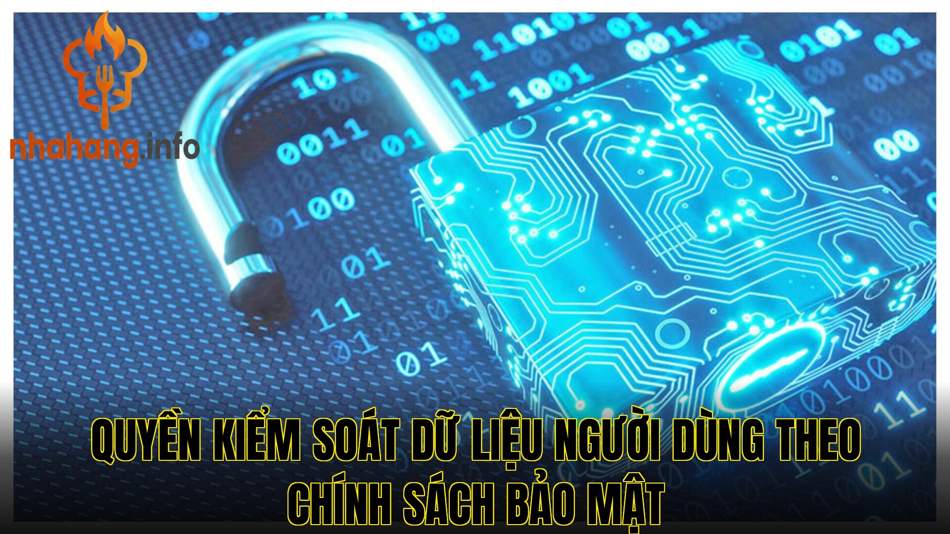 Quyền kiểm soát dữ liệu người dùng theo chính sách bảo mật