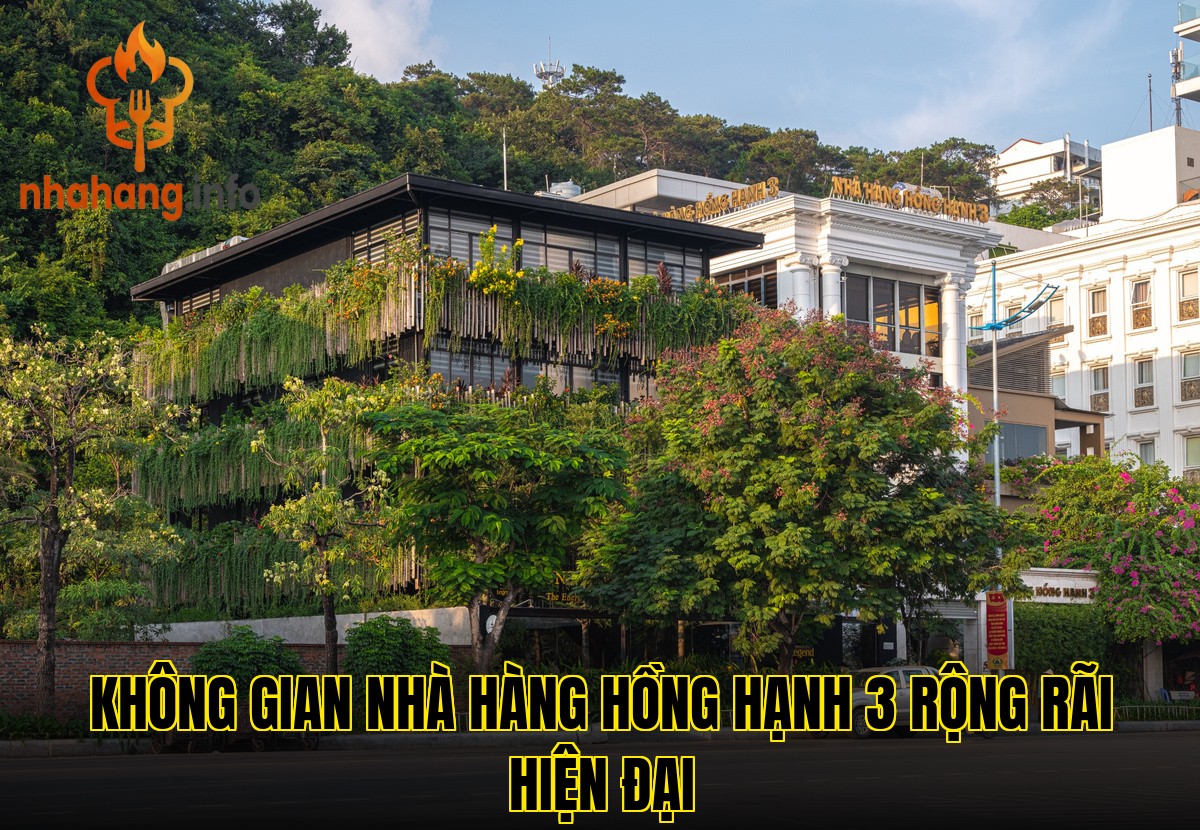 Không gian nhà hàng Hồng Hạnh 3 rộng rãi hiện đại