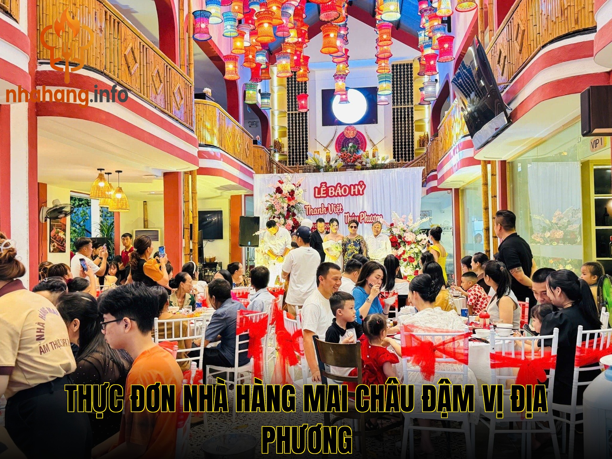 Thực đơn nhà hàng Mai Châu đậm vị địa phương